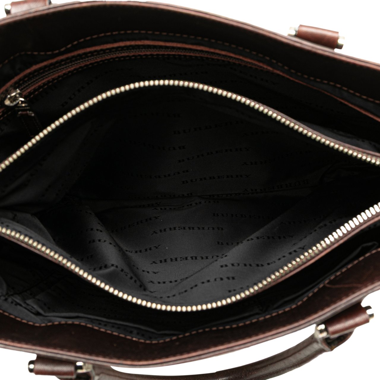 Burberry House Check Canvas Tote Bruin