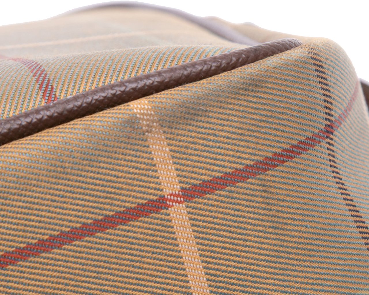 Burberry Vintage Check Canvas Crossbody Bruin
