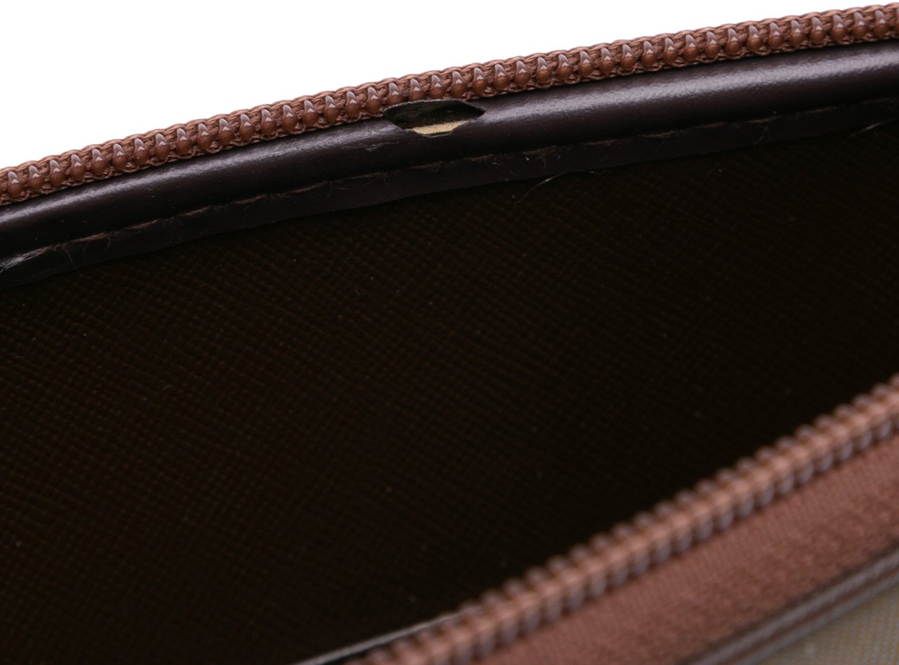 Burberry Vintage Check Canvas Crossbody Bruin
