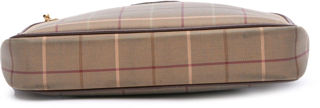 Burberry Vintage Check Canvas Crossbody Bruin