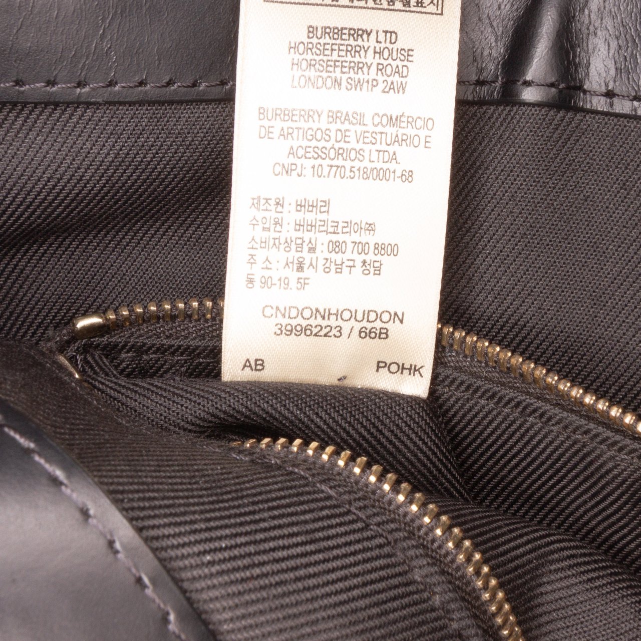 Burberry Smoke Check Coated Canvas Crossbody Grijs