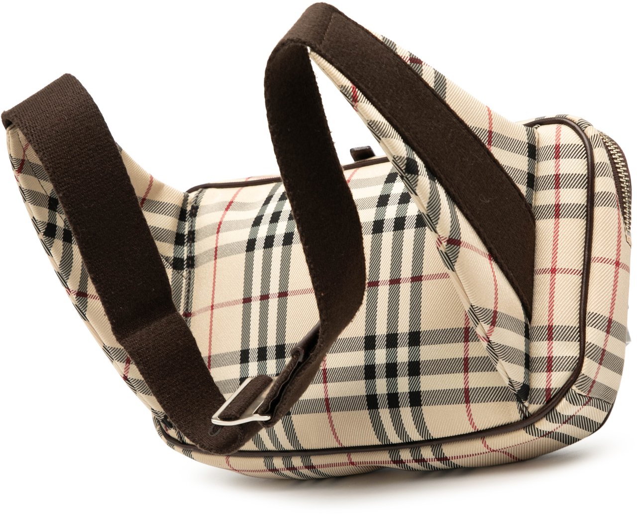 Burberry House Check Canvas Belt Bag Bruin