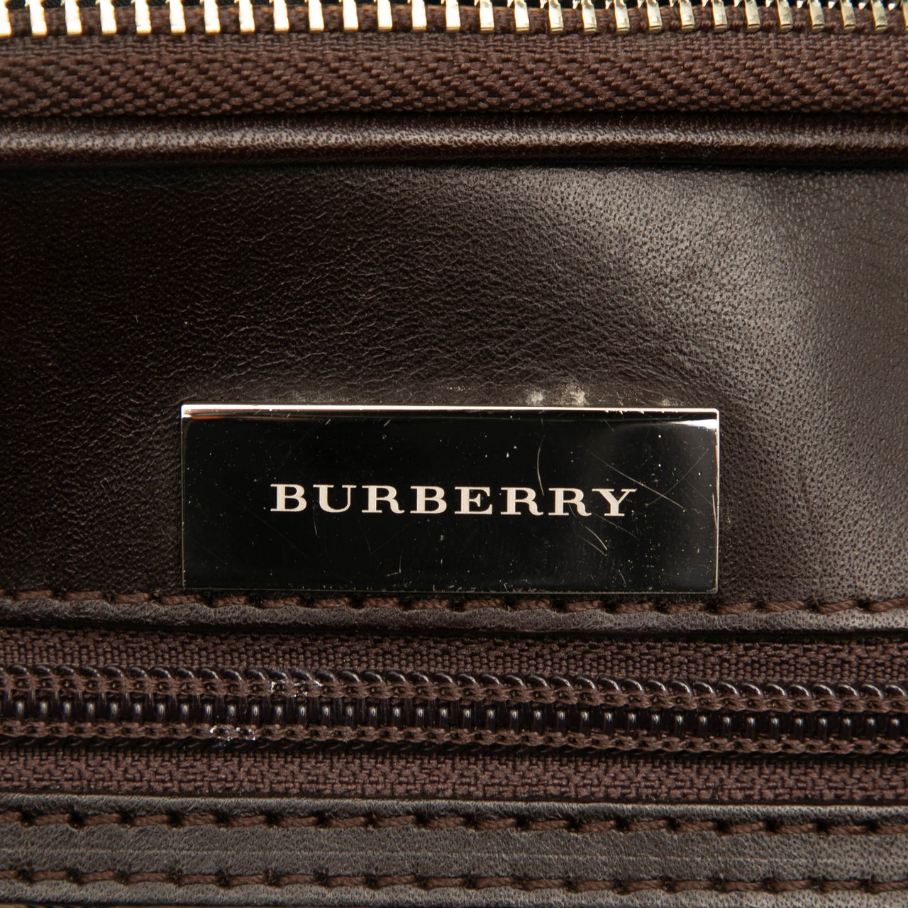 Burberry House Check Canvas Belt Bag Bruin