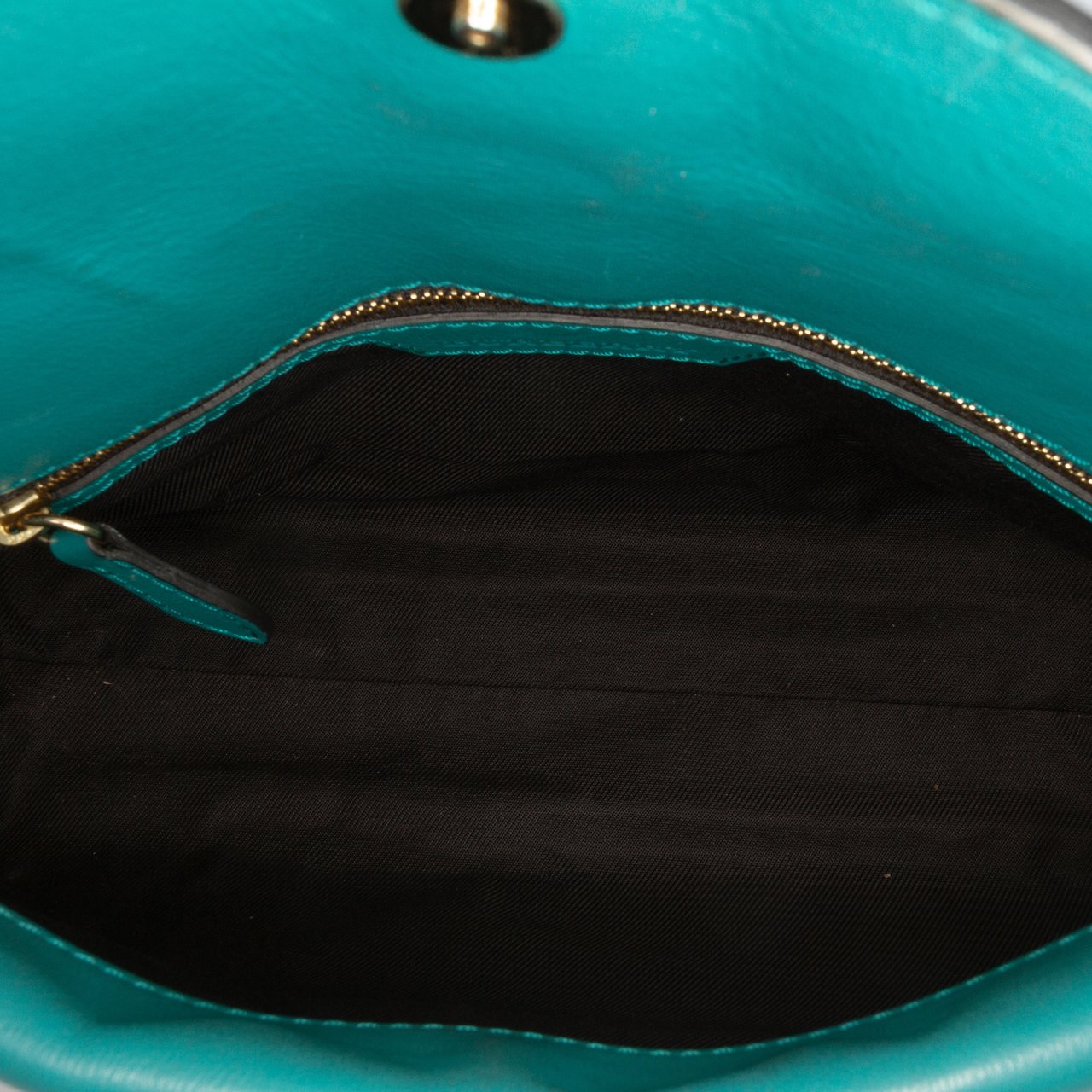 Burberry Haymarket Check Canvas Leah Crossbody Bruin