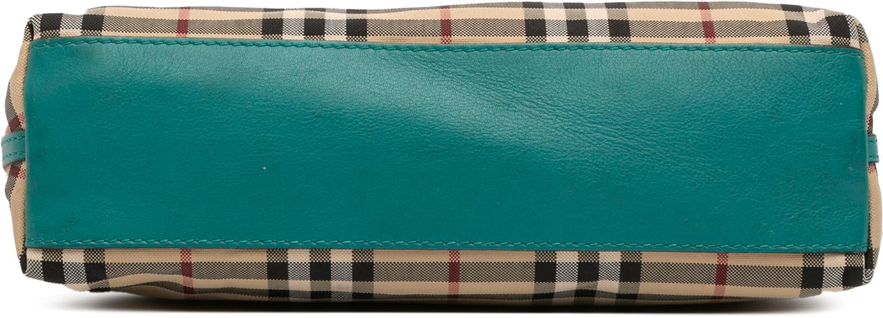Burberry Haymarket Check Canvas Leah Crossbody Bruin