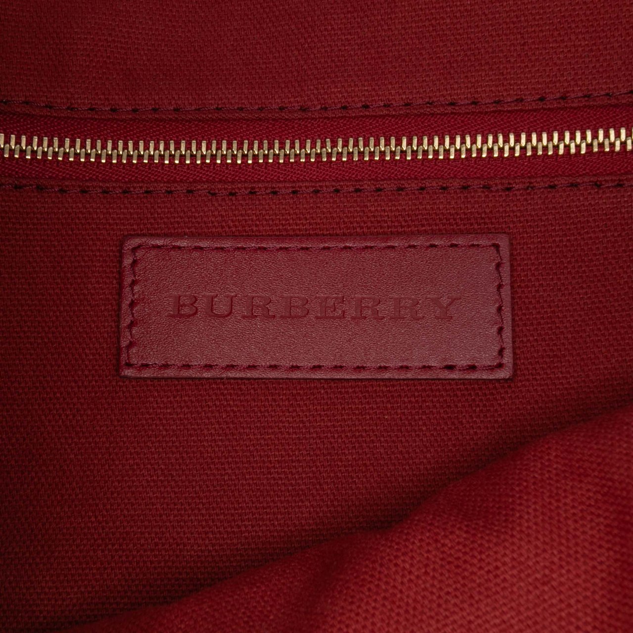 Burberry Small Haymarket Check Coated Canvas Salisbury Tote Bruin