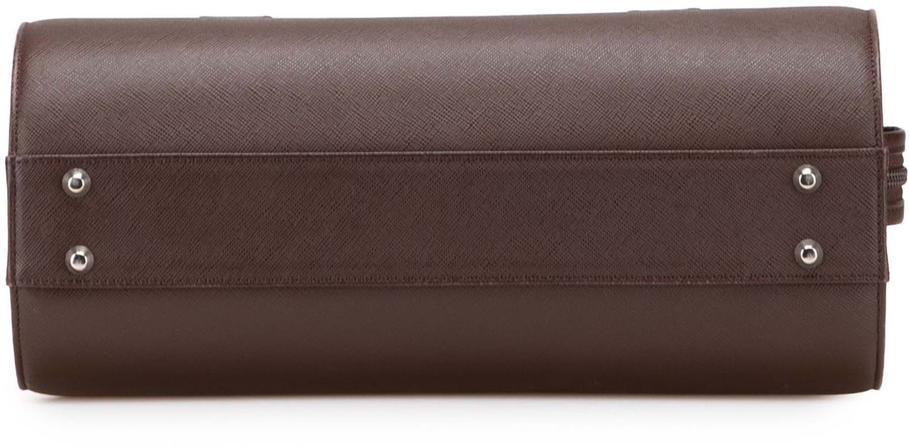 Burberry Leather Boston Bag Bruin