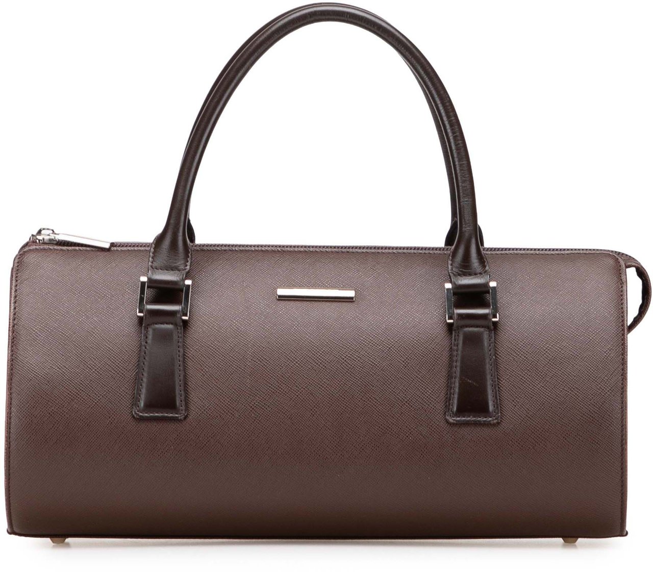 Burberry Leather Boston Bag Bruin
