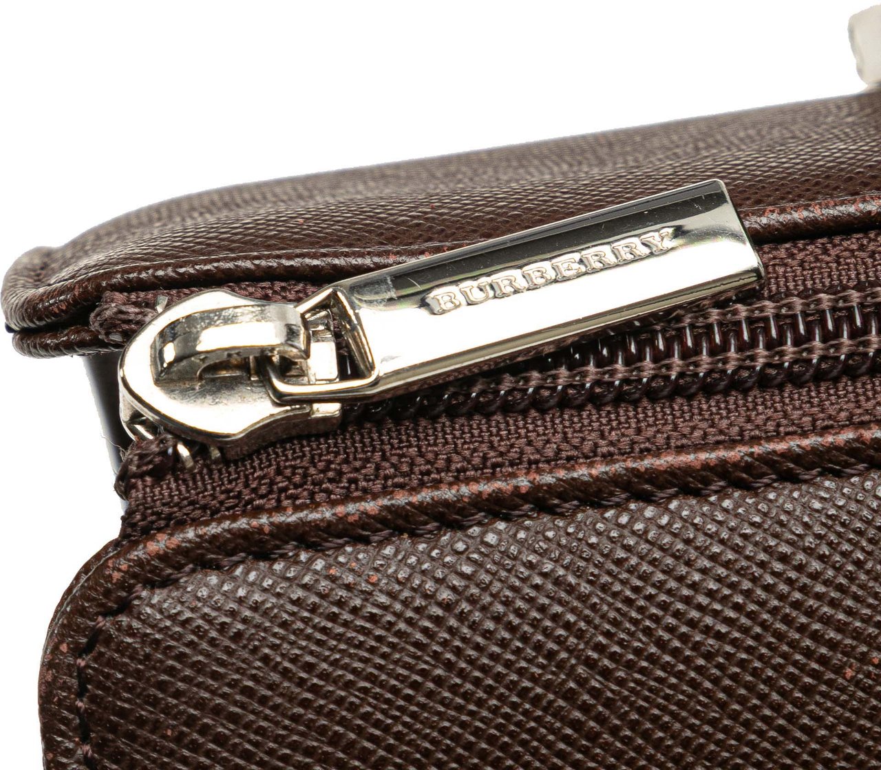 Burberry Leather Boston Bag Bruin