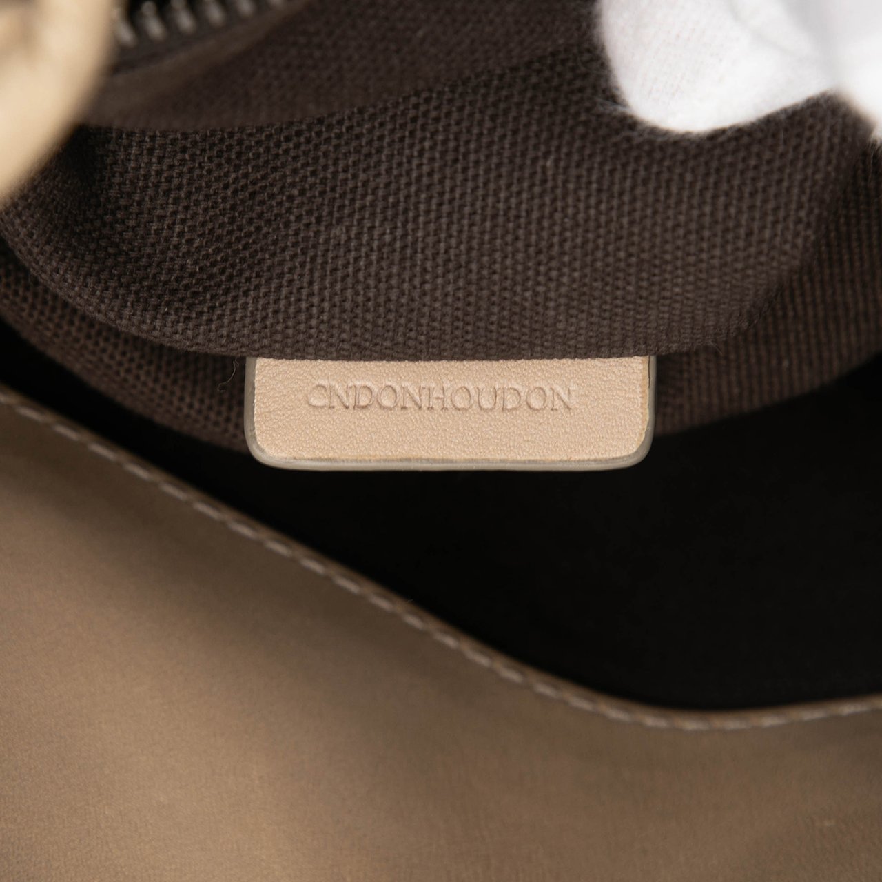 Burberry Medium Smoke Check Coated Canvas Walden Belted Hobo Bruin