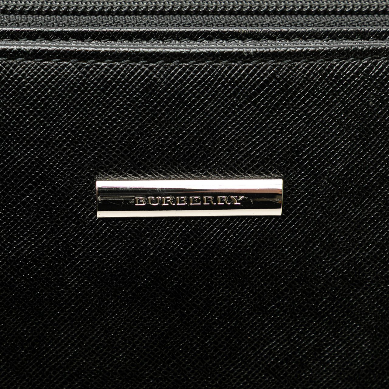 Burberry Leather Shoulder Bag Zwart