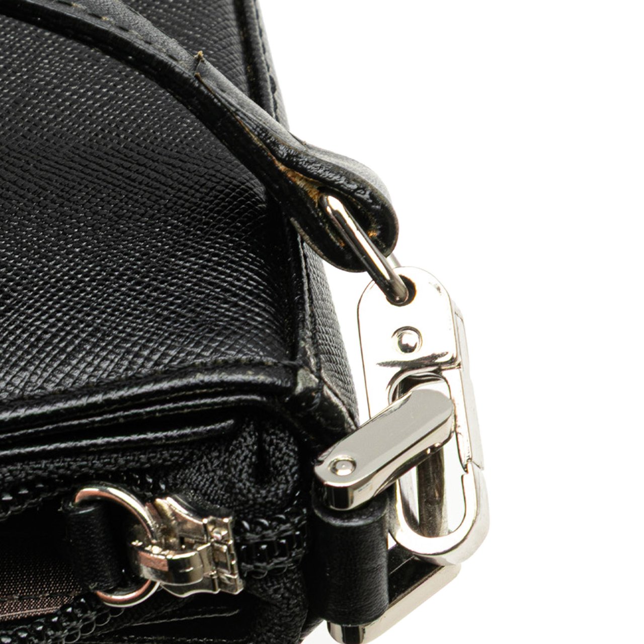 Burberry Leather Shoulder Bag Zwart