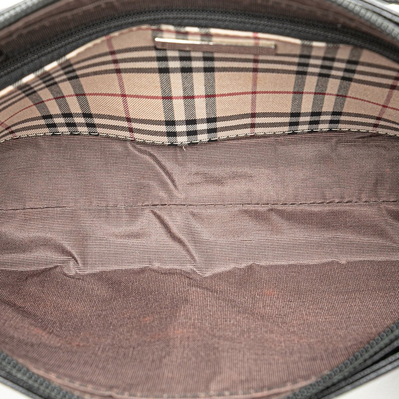 Burberry Leather Shoulder Bag Zwart