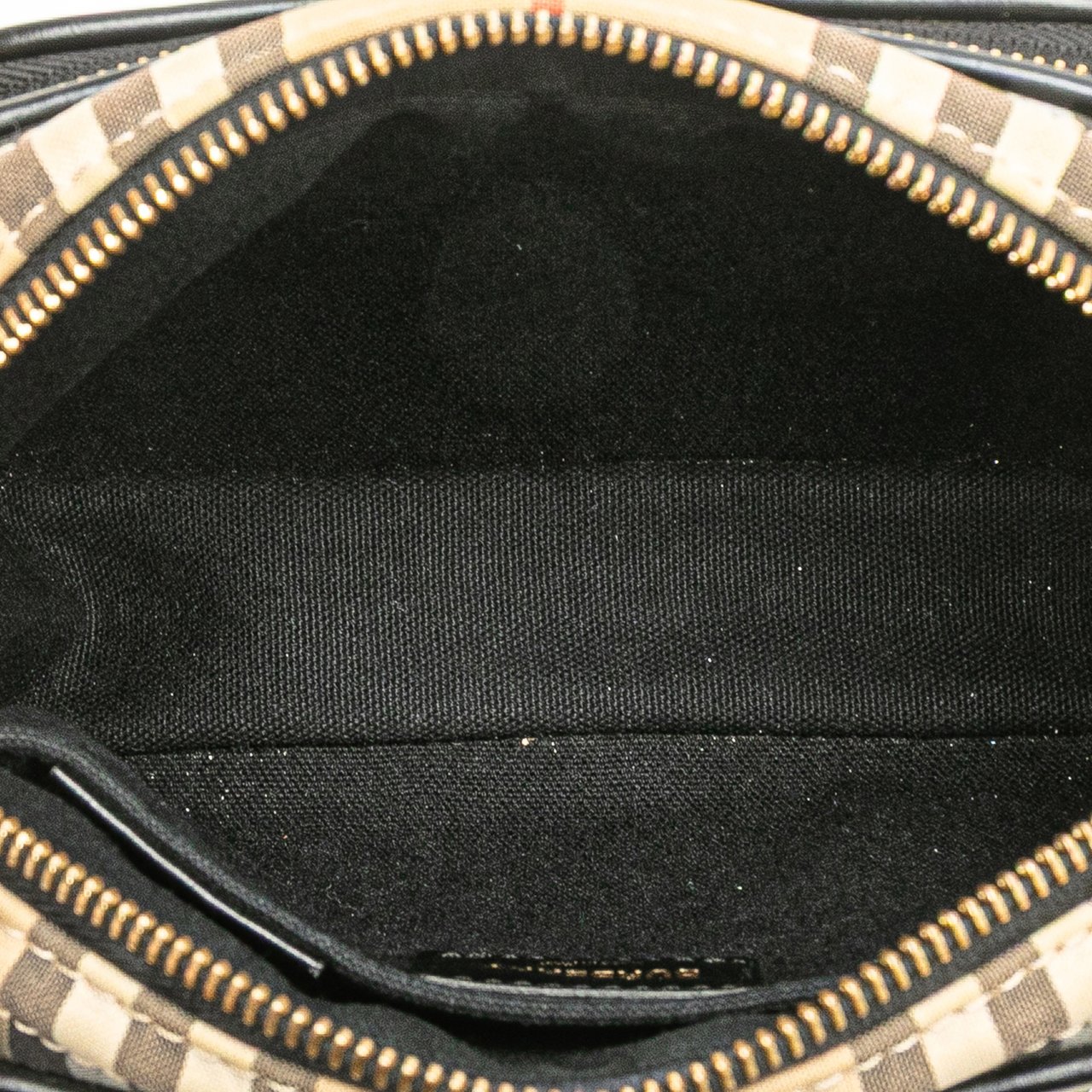 Burberry House Check Canvas Camera Bag Bruin