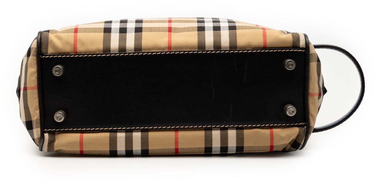 Burberry House Check Canvas Pouch Bruin