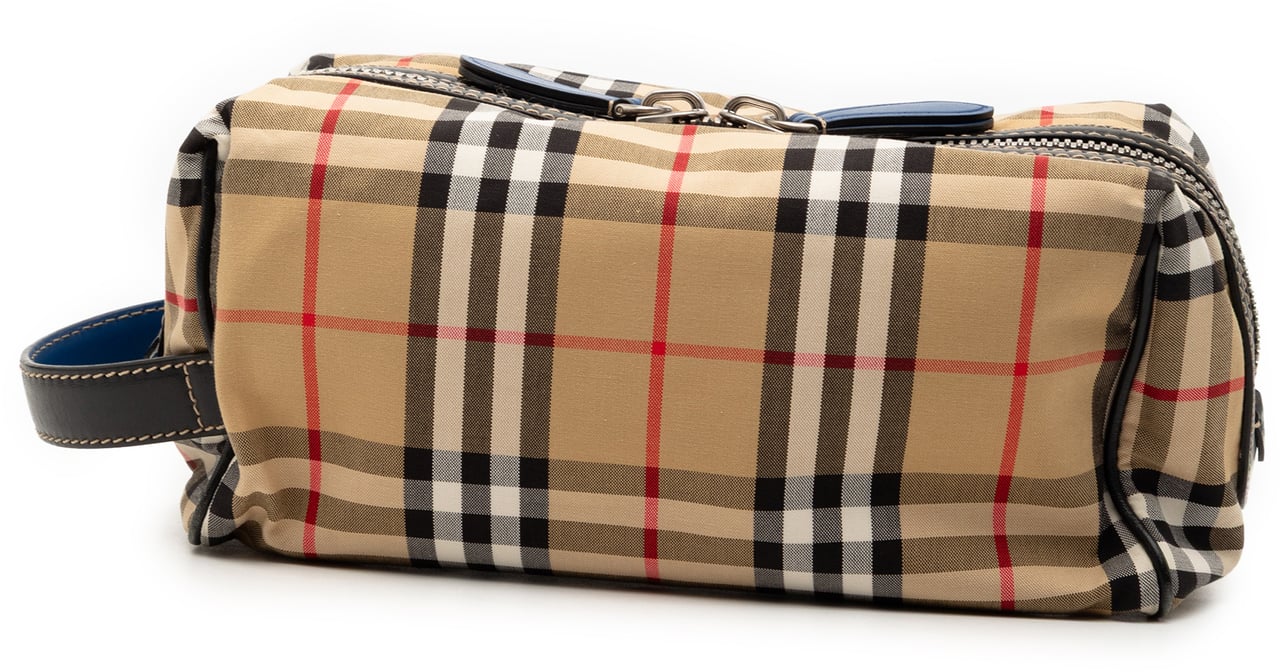 Burberry House Check Canvas Pouch Bruin
