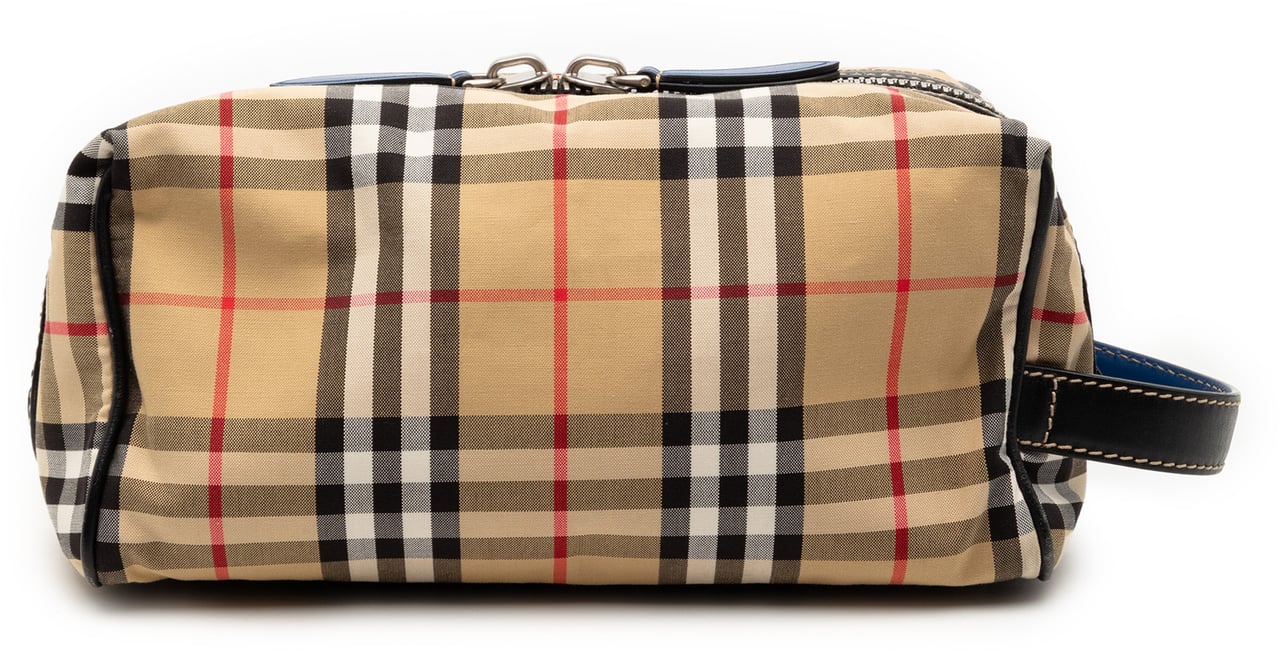 Burberry House Check Canvas Pouch Bruin