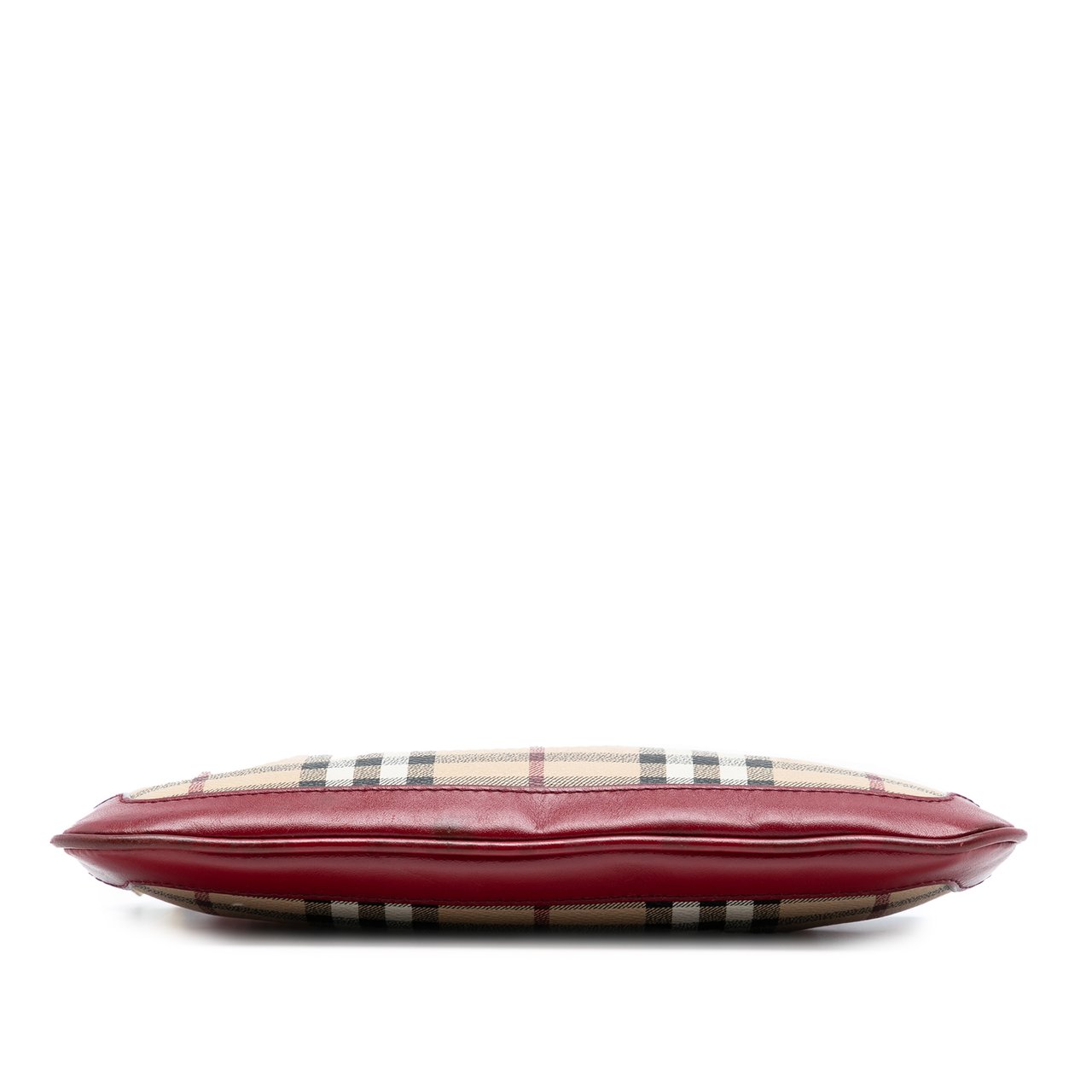 Burberry Haymarket Check Coated Canvas Peyton Crossbody Bruin