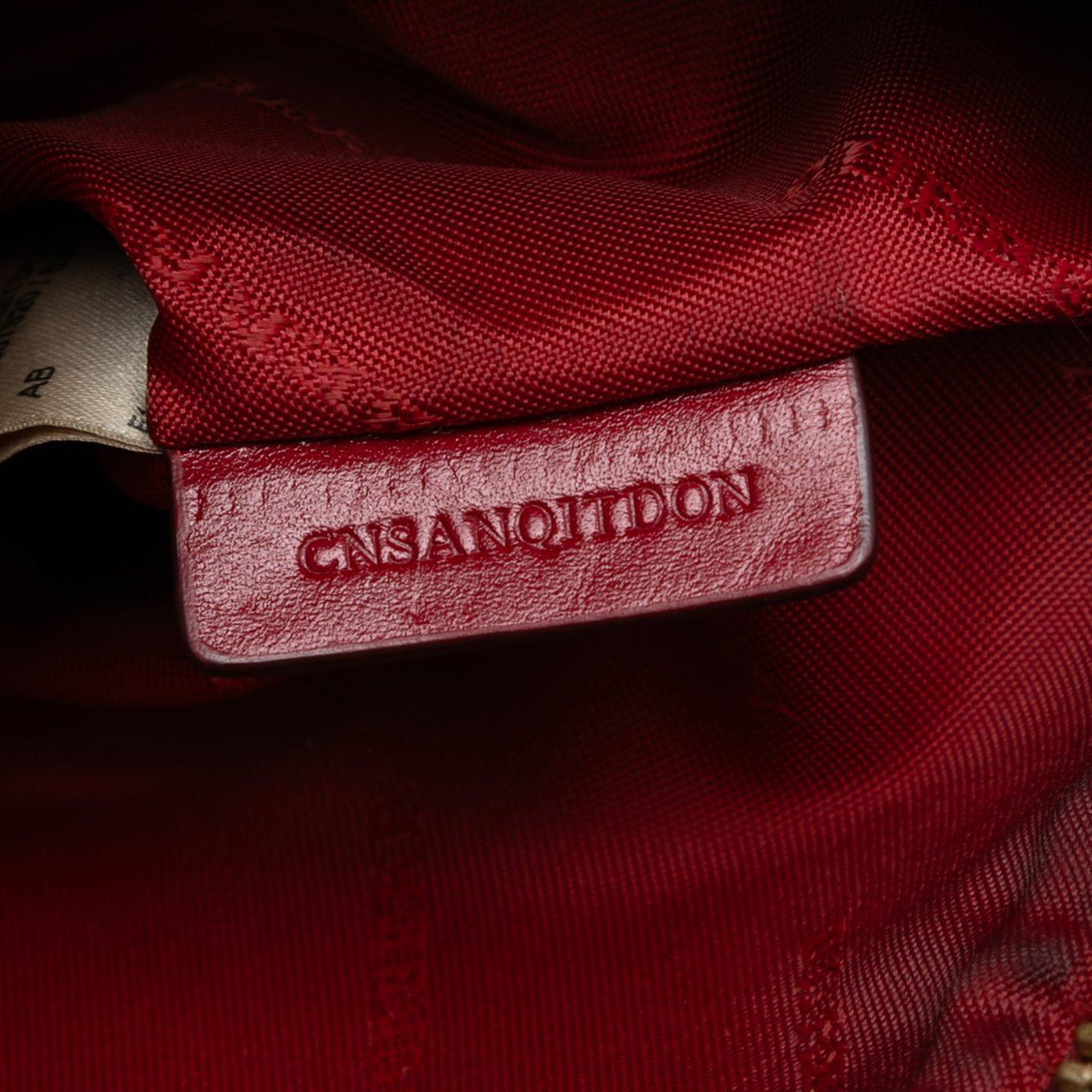 Burberry Haymarket Check Coated Canvas Peyton Crossbody Bruin