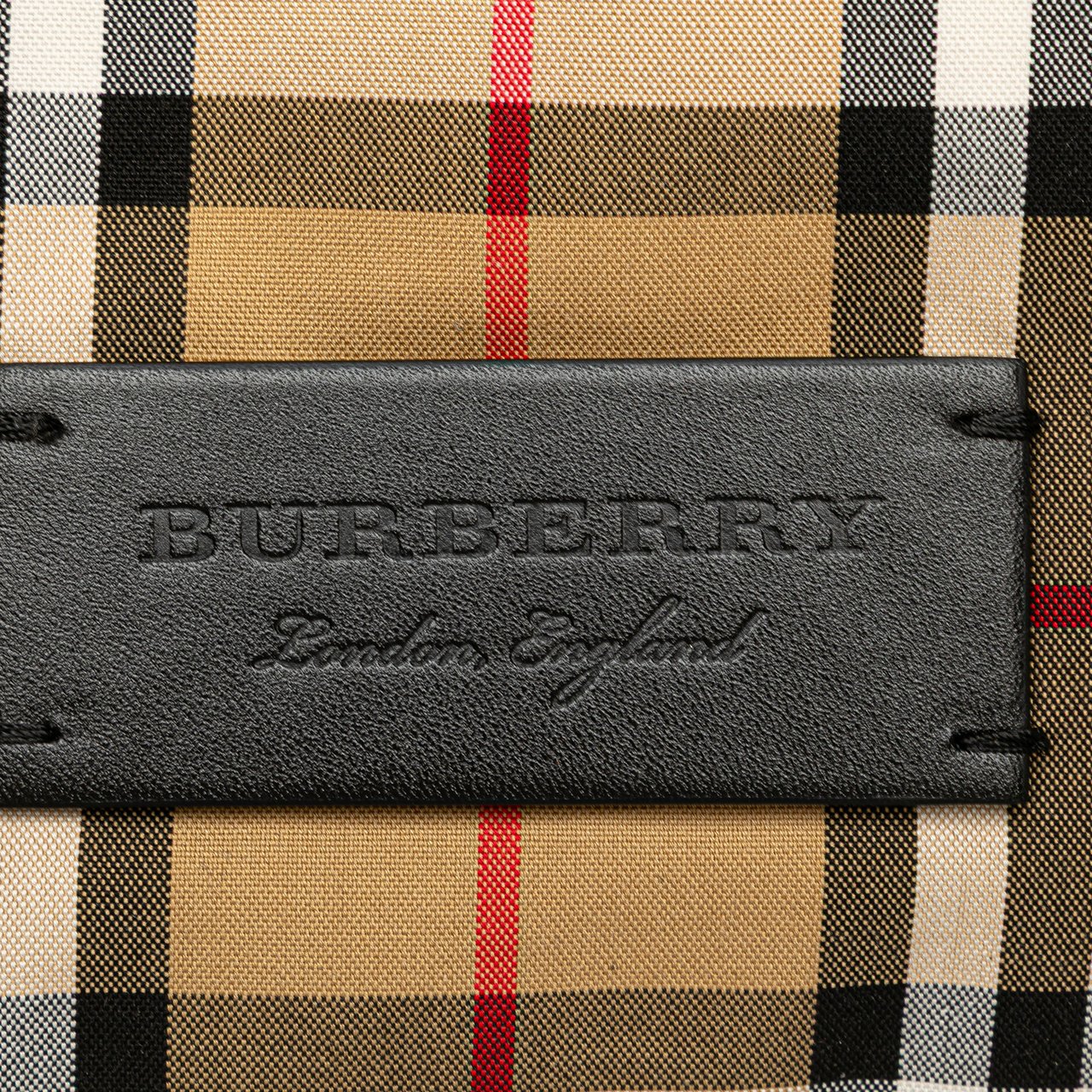 Burberry PVC and House Check Canvas Shopper Tote Bruin