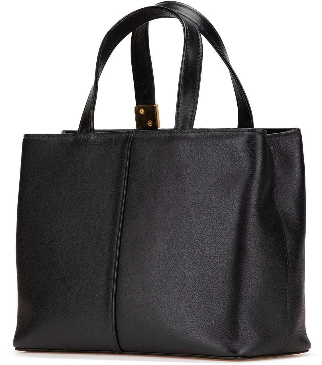 Burberry Leather Tote Zwart