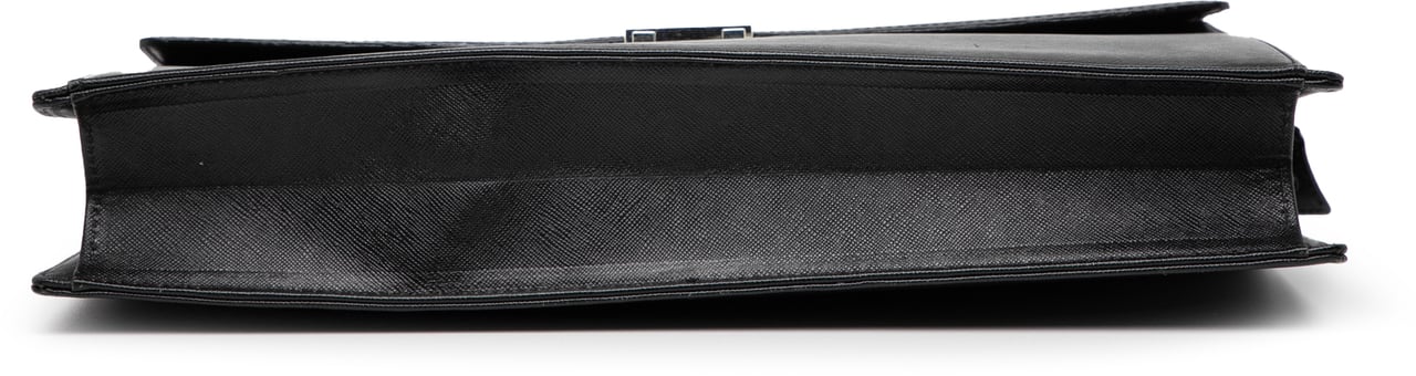 Burberry Leather Business Bag Zwart