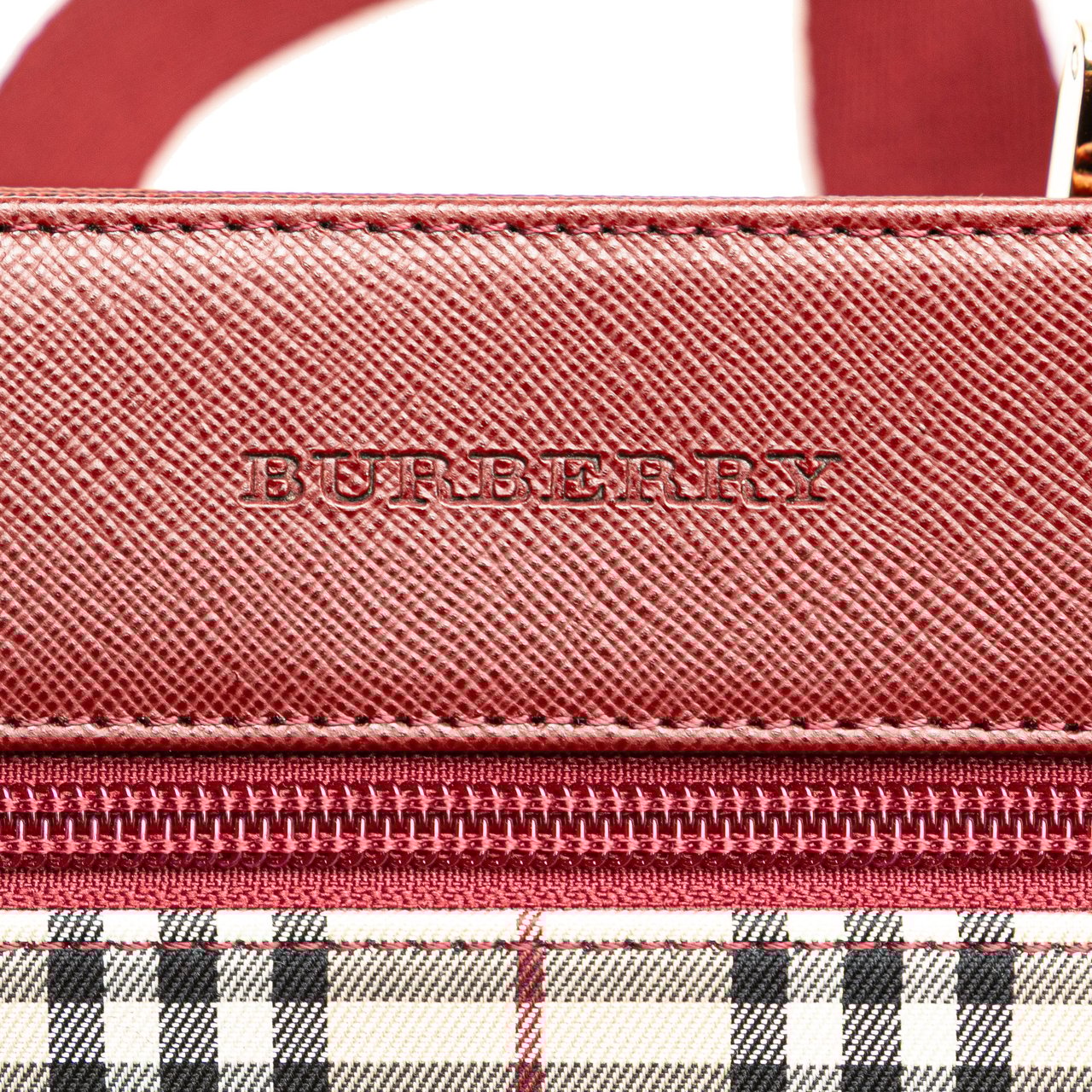 Burberry House Check Canvas Crossbody Bruin