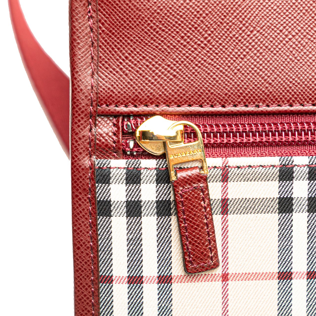 Burberry House Check Canvas Crossbody Bruin