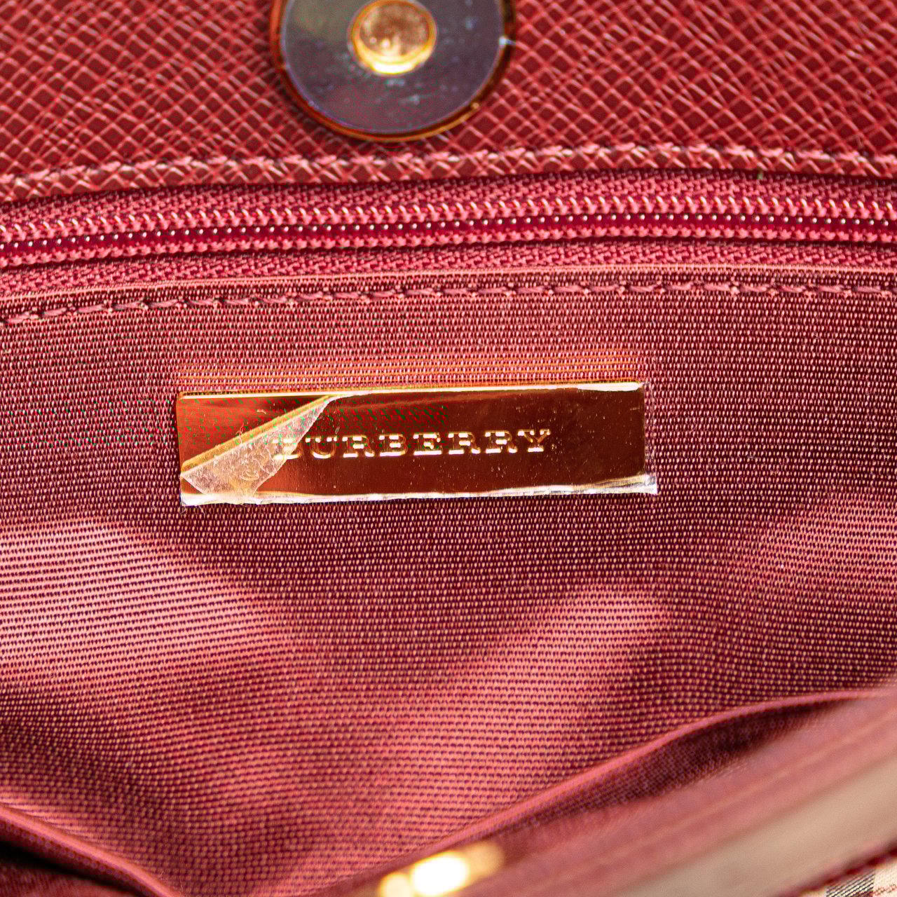 Burberry House Check Canvas Crossbody Bruin