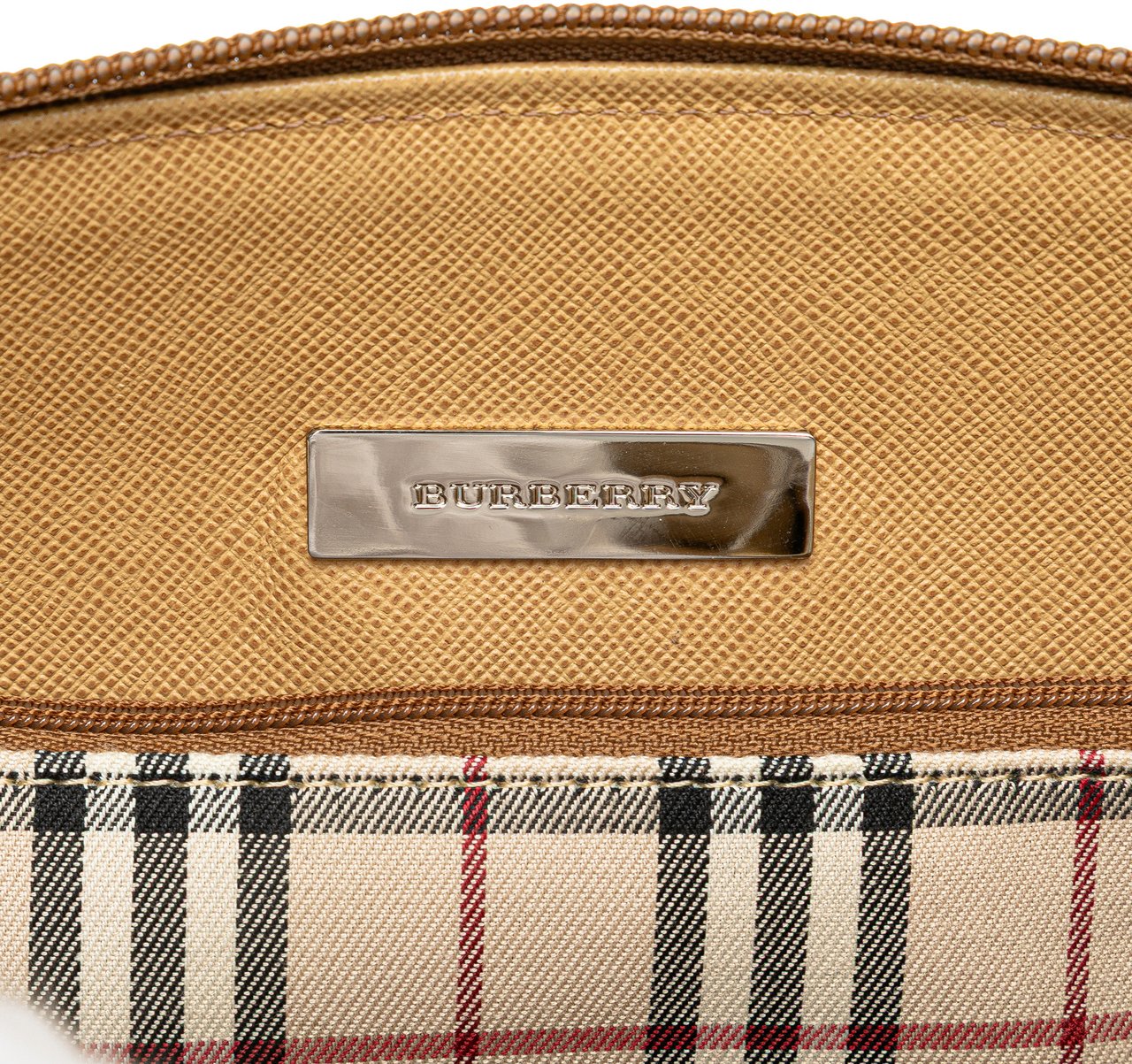 Burberry Leather Handbag Bruin