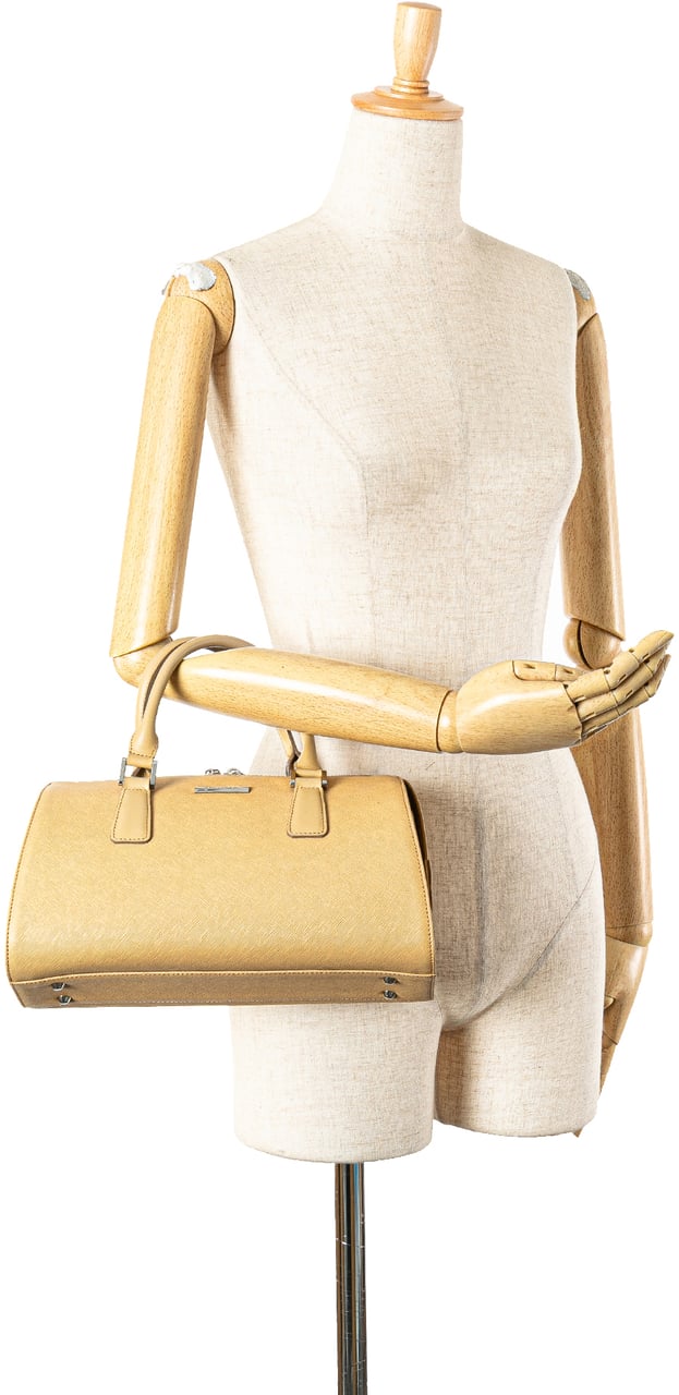 Burberry Leather Handbag Bruin
