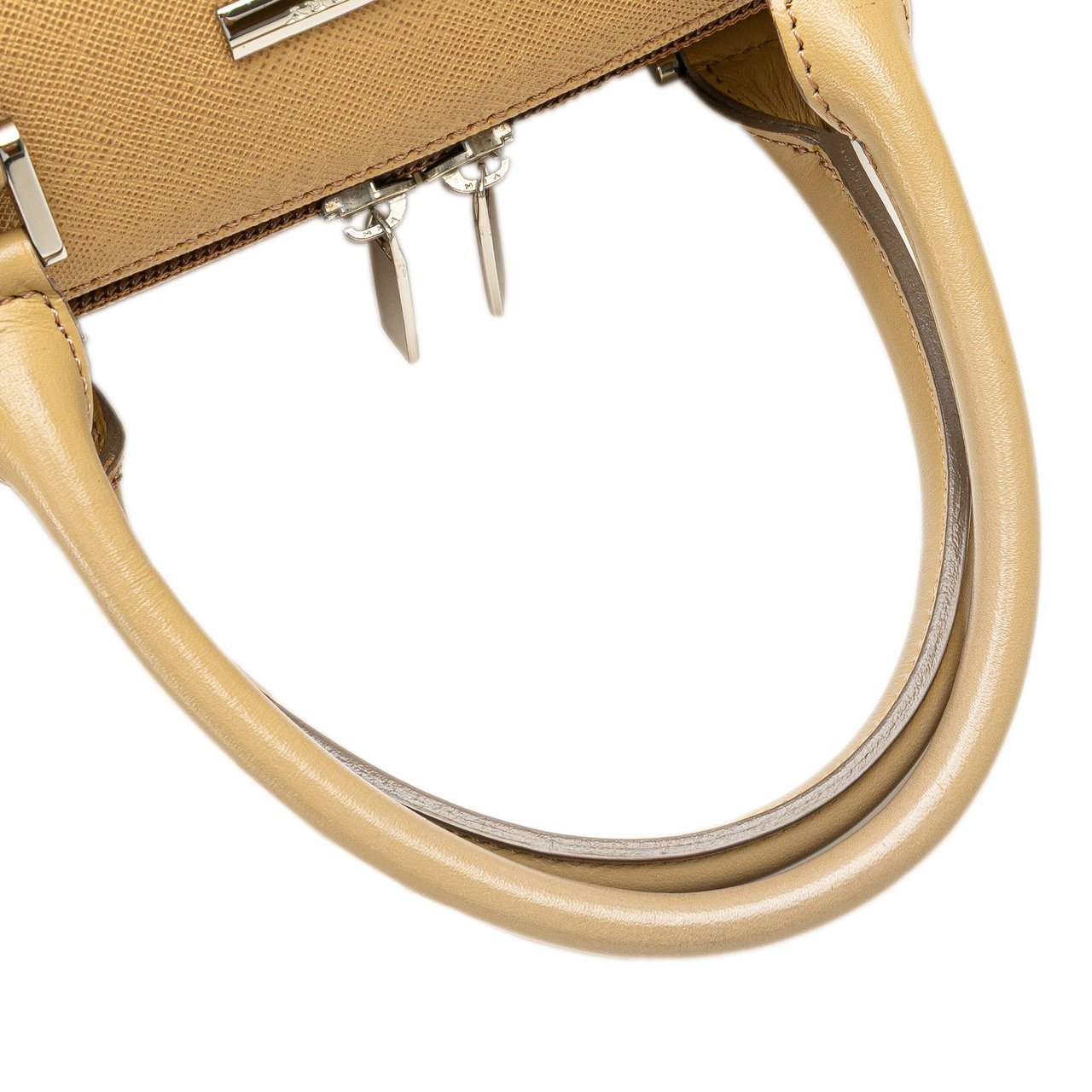 Burberry Leather Handbag Bruin
