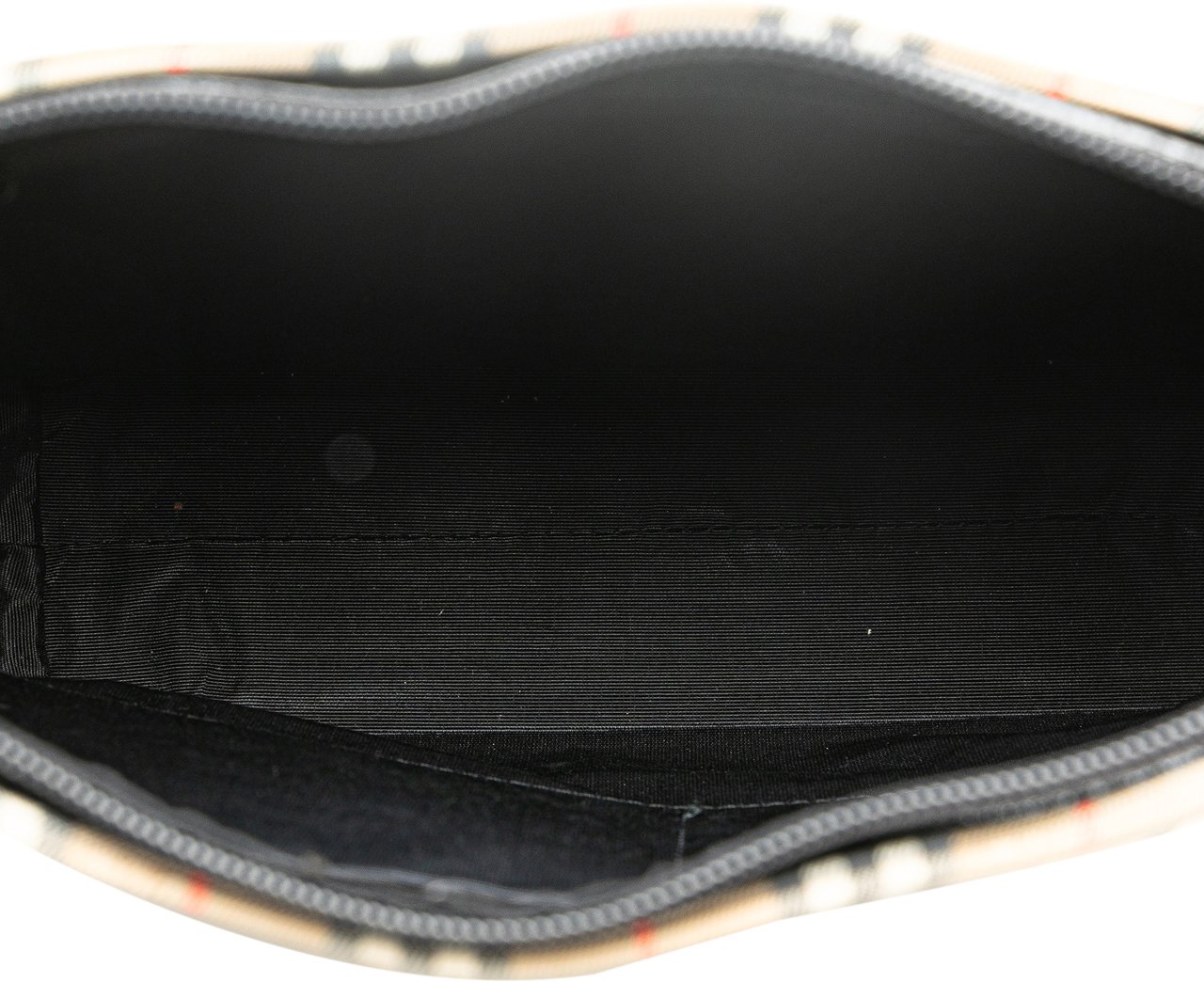 Burberry Haymarket Check Canvas Handbag Bruin