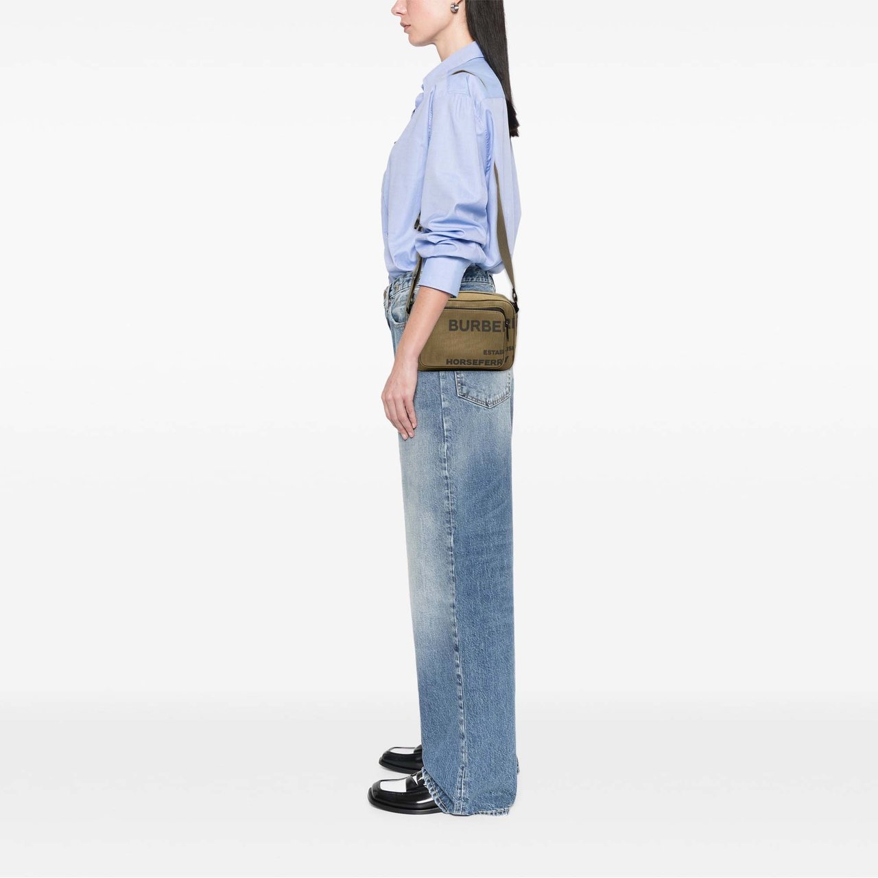 Burberry Canvas Paddy Crossbody Bruin