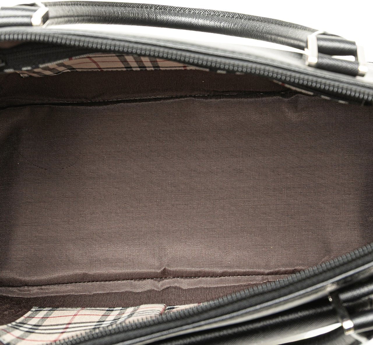 Burberry Leather Handbag Zwart