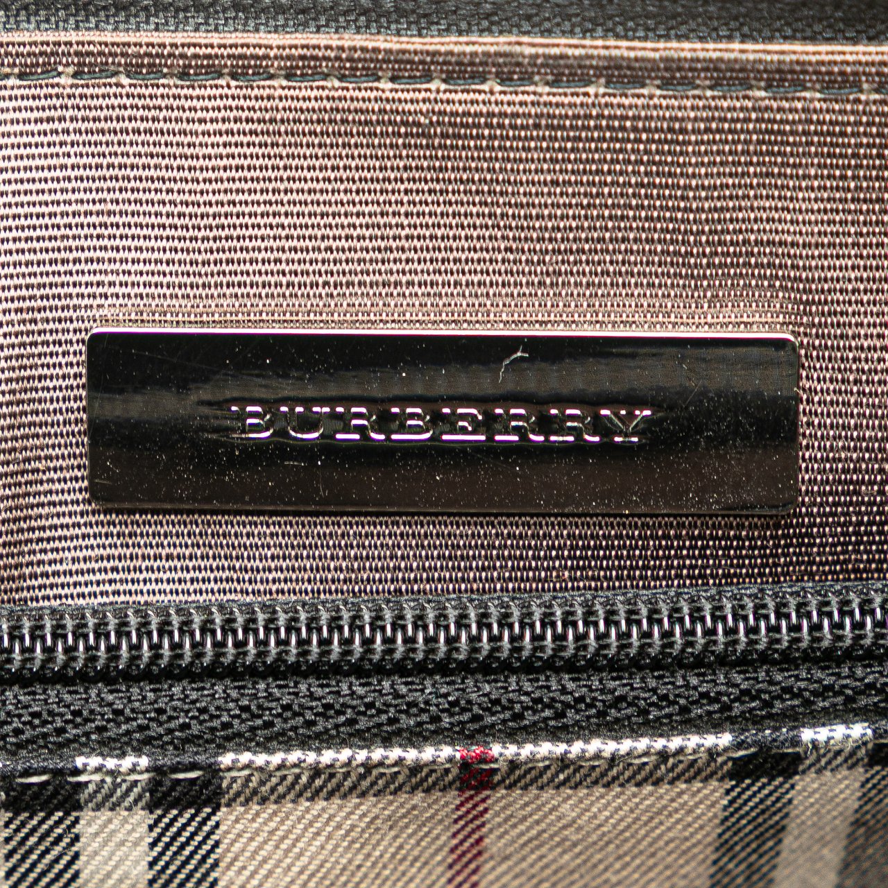 Burberry Leather Handbag Zwart