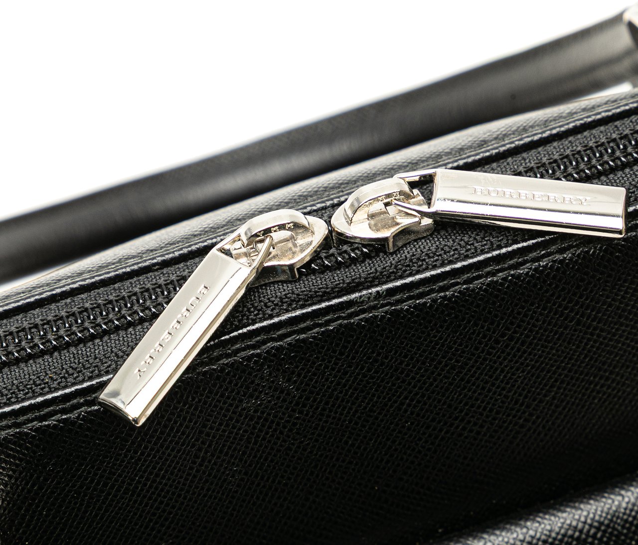 Burberry Leather Handbag Zwart