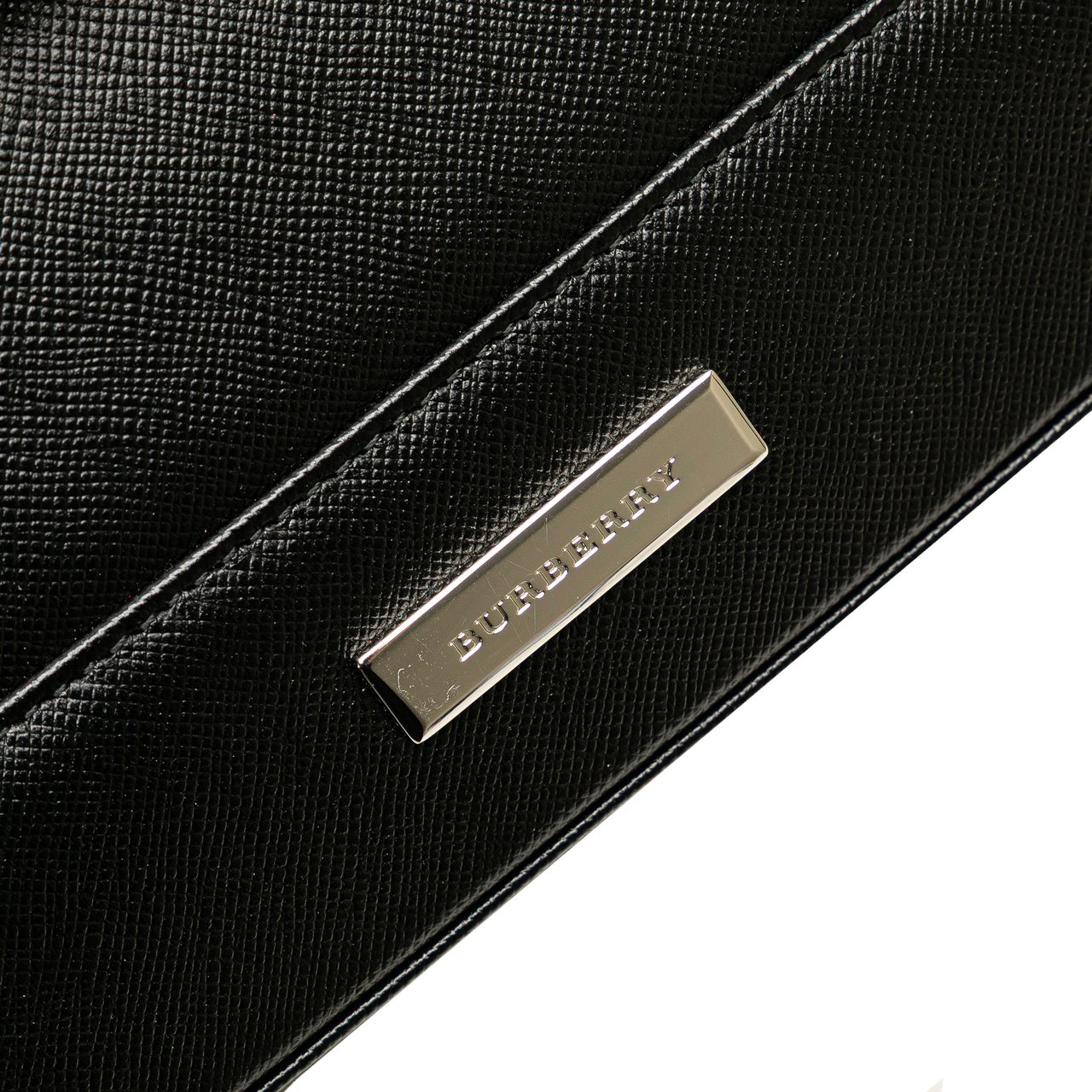 Burberry Leather Handbag Zwart