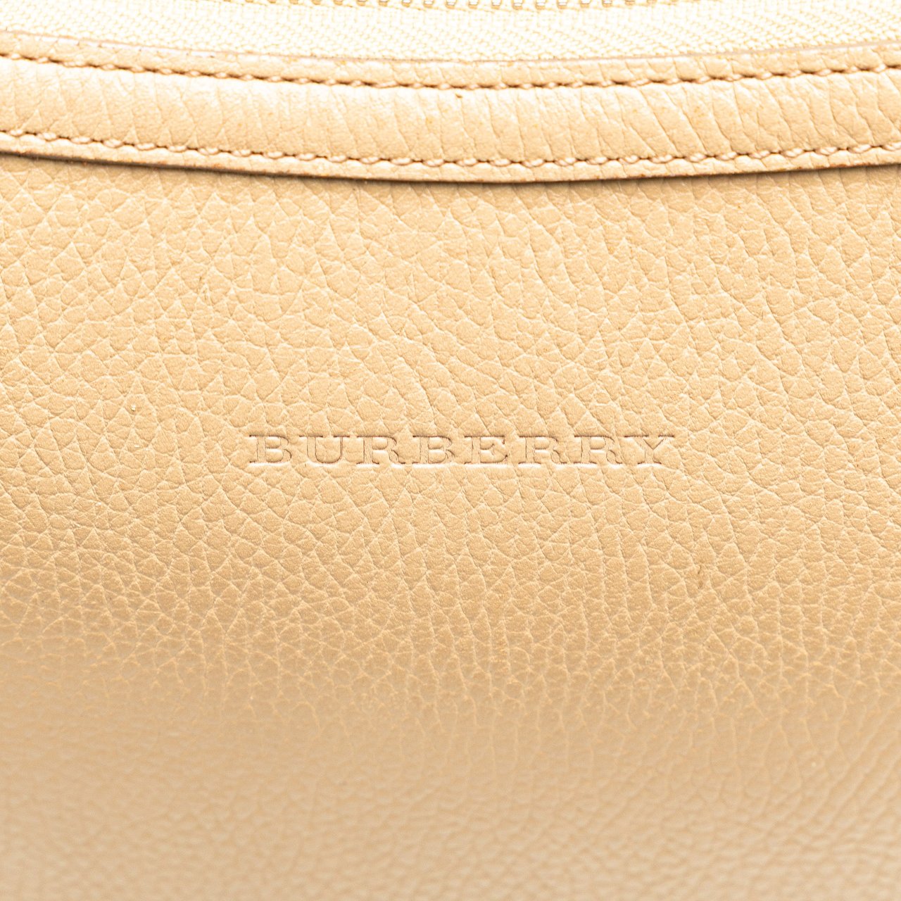 Burberry Leather Shoulder Bag Bruin