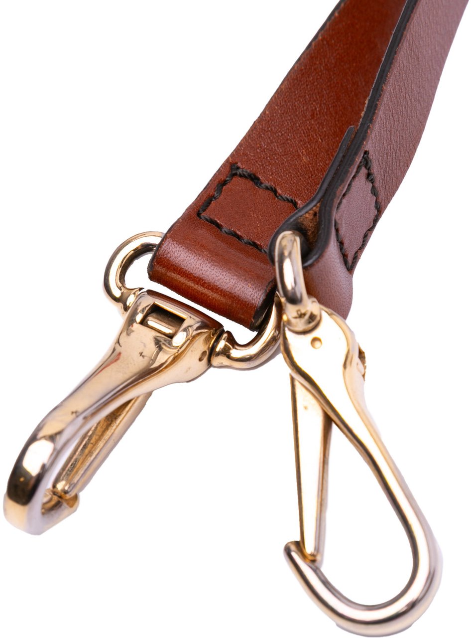 Burberry Haymarket Check Coated Canvas Brickfield Crossbody Bruin
