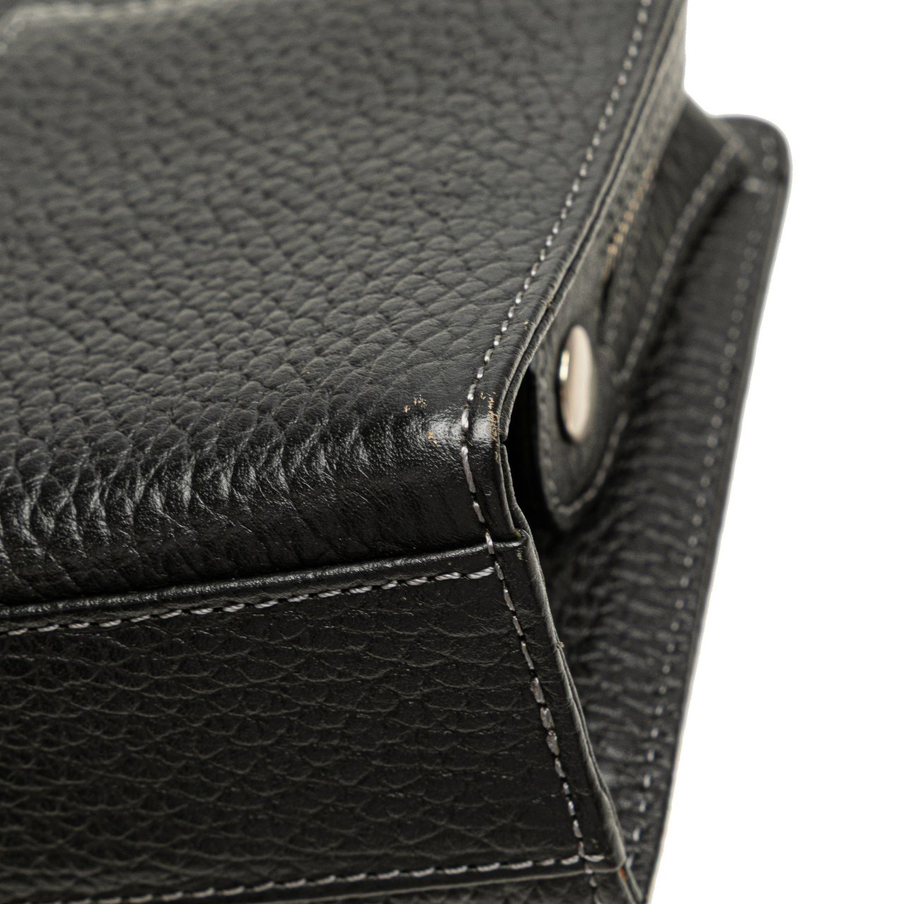 Burberry Leather Clutch Zwart