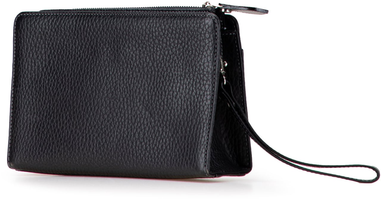 Burberry Leather Clutch Zwart
