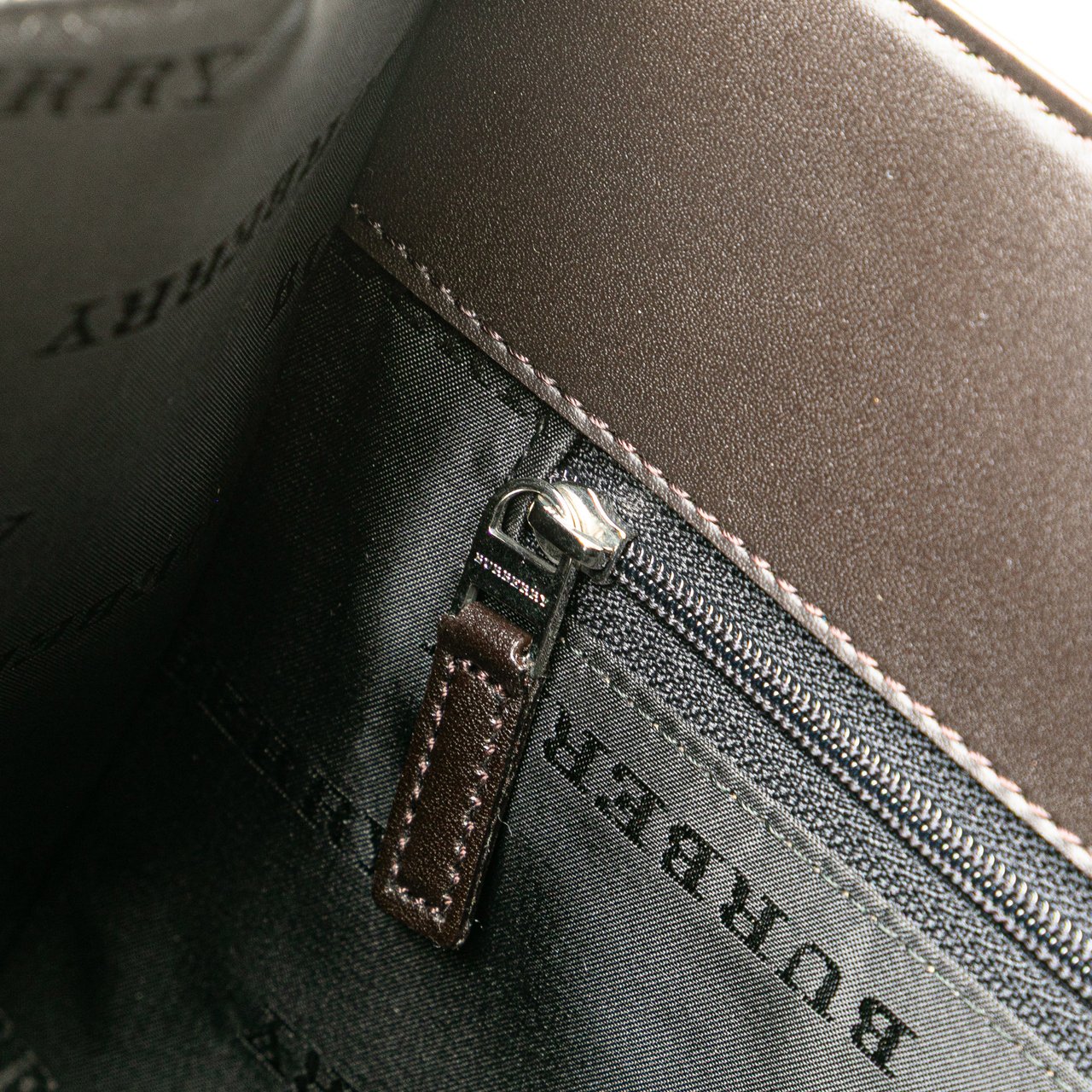 Burberry House Check Canvas Handbag Bruin