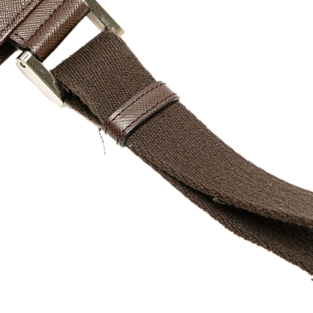 Burberry House Check Canvas Crossbody Bruin