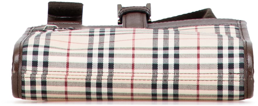 Burberry House Check Canvas Crossbody Bruin