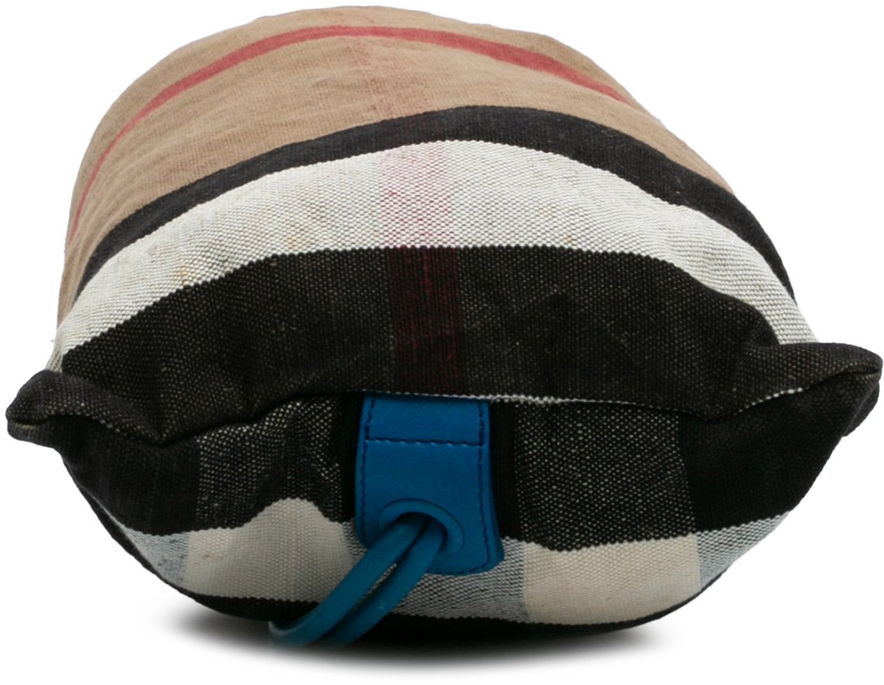Burberry Mega Check Canvas Drawstring Sling Bag Bruin