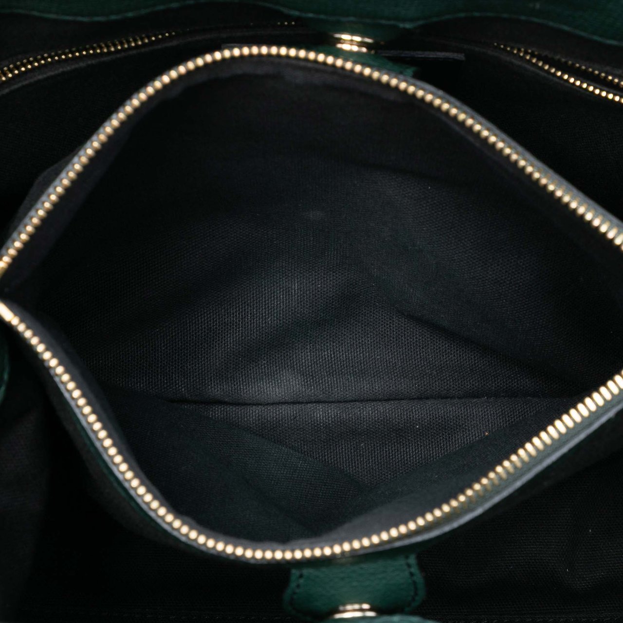 Burberry Medium Leather and House Check Banner Satchel Groen