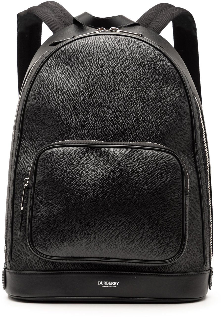 Burberry Leather Rocco Backpack Zwart
