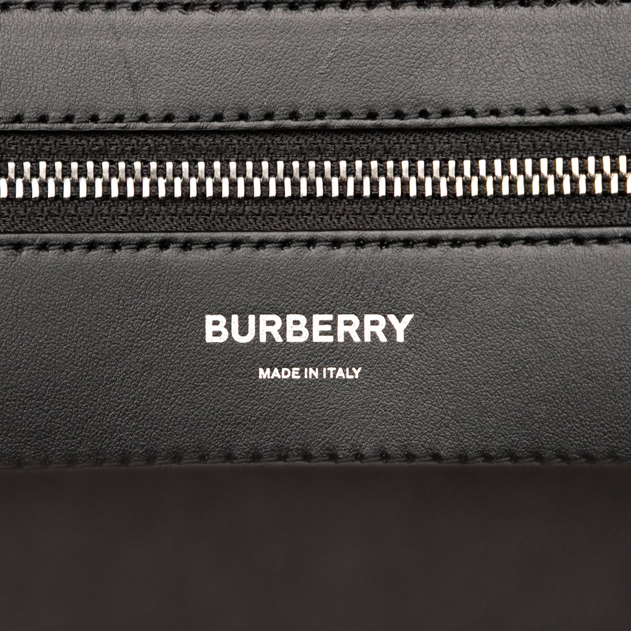 Burberry Leather Rocco Backpack Zwart