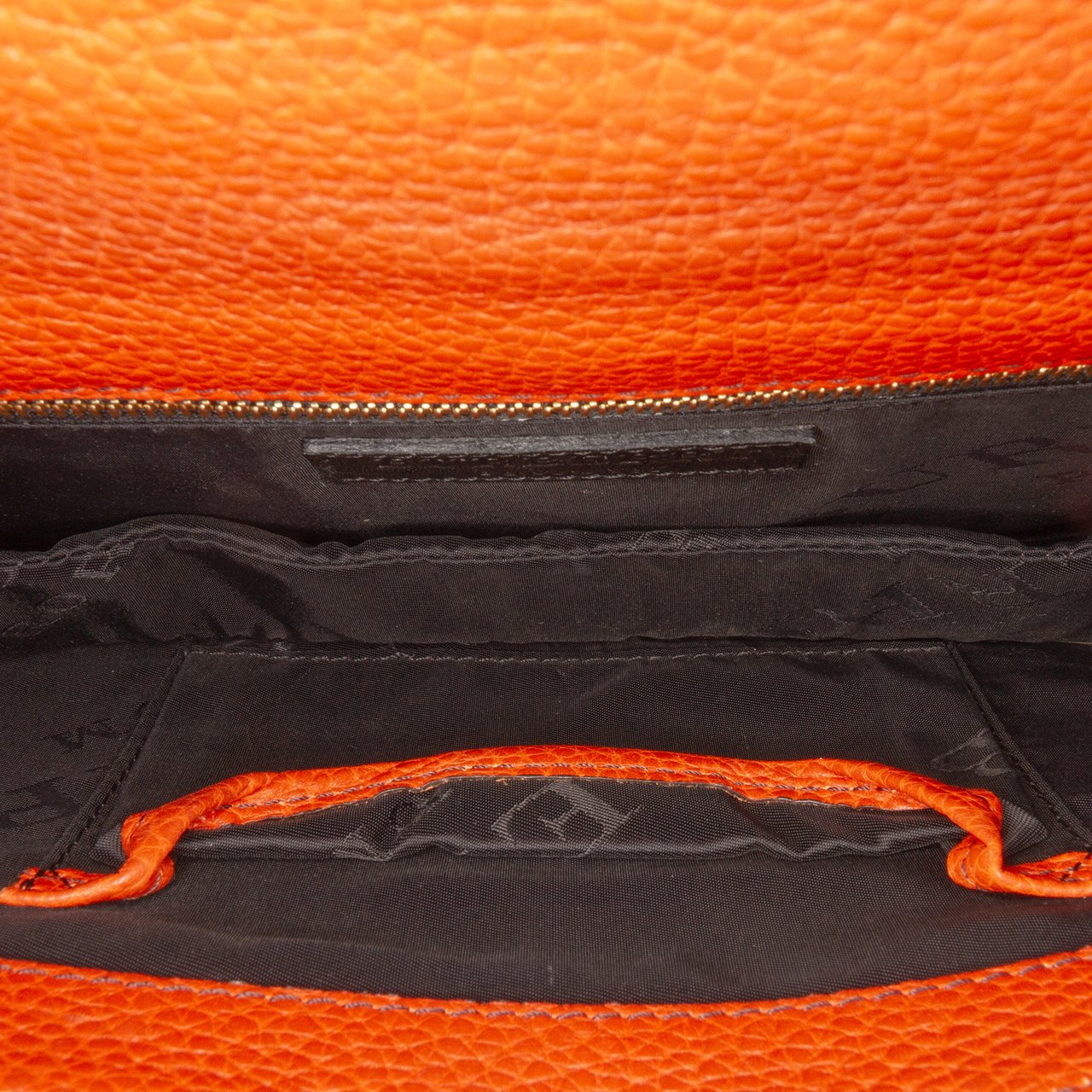 Burberry Haymarket Check Coated Canvas and Grained Leather Clutch Bruin